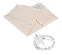 Grounding Sheet, Earthing Half Sheet with Grounding Cord, Conductive Earthing Sheet for Better Sleep,Conductive Grounding Sheet for Safe Washable (Beige, 183X213cm/72X84in)