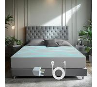 Grounding Sheet for Bed, Grounding Fitted Sheets with 95% Cotton & 5% Silver Fibers, Deep Pocket Grounded Sheet, Soft Earth Grounding Sheets for Better Sleep, Reduces Inflammation (QUEEN,60x80x15inch)