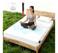 Grounding Sheets, 10% Pure Silver Fiber + 90% Organic Cotton, Grounded Sheet Earth Connected Bedding Fitted Earth Sheets with Grounding Cord