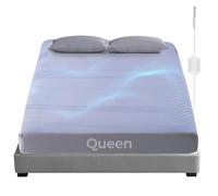 Grounding Sheets, Earthing Fitted Sheets, 95% Cotton 5% Pure Silver Fiber, Grounded Sheets with Grounding Cord, Conductive Earthing Bed Sheet Grounding Cover for Better Sleep (Gray, Queen)