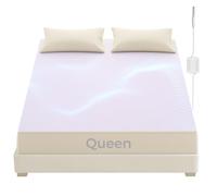 Grounding Sheets, Earthing Fitted Sheets, 95% Cotton 5% Pure Silver Fiber, Grounded Sheets with Grounding Cord, Conductive Earthing Bed Sheet Grounding Cover for Better Sleep (Beige, Queen)