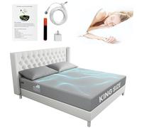 Grounding Sheets Grey King Size - 92% Organic Cotton + 8% Pure Silver Fitted Bed Sheet for Earthing - 400 Thread Count Deep Pocket Grounded Bedsheets - Improved Sleep Down to Earth Ground Bedding