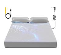 Grounding Sheets King, 90% Organic Cotton+10% Pure Silver Organic Fitted Grounded Sheet for Improved Sleep, Earth Connecting Bedding - Healthy Sleep Therapy (Gray, (78.1 * 80.2 * 15.1inch))
