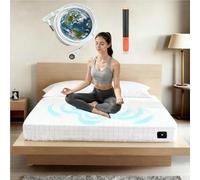 Grounding Sheets King Size, 10% Pure Silver Fiber + 90% Organic Cotton, Grounded Sheet Earth Connected Bedding Fitted Earth Sheets with Grounding Cord