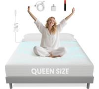 Grounding Sheets White Queen Size - Earthing Fitted Bed Sheet - 90% Organic Cotton+10% Pure Silver Deep Pocket Grounded Bedsheet - Improved Sleep Full Body Earth Connected Bedding（Queen - 60"x80"x15"）