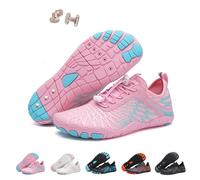 Grounding Shoes with Copper for Women Men, Hike Wide Toe Barefoot Water Shoes, Grounded Healthy Non-Slip Flexible Footwear (Pink-A, Adult, Women, 11.5, Numeric, UK Footwear Size System, Medium)