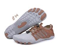 Grounding Shoes with Copper for Women Men, Hike Wide Toe Barefoot Water Shoes, Grounded Healthy Non-Slip Flexible Footwear (818-A, Adult, Women, 8, Numeric, UK Footwear Size System, Medium)
