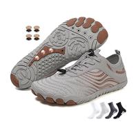 Grounding Shoes with Copper Neuropathy, Grounded Footwear for Women Men, Soft Comfortable Hike Barefoot Shoes (H02Brown, Adult, Women, 9, Numeric, UK Footwear Size System, Medium)