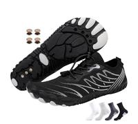 Grounding Shoes with Copper Neuropathy, Grounded Footwear for Women Men, Soft Comfortable Hike Barefoot Shoes (906Black, Adult, Women, 11.5, Numeric, UK Footwear Size System, Medium)