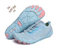 Grounding Shoes with Copper, New Waterproof Non-Slip Comfort Hike Shoe, Copper Grounded Barefoot Footwear Womens Mens (906Moon Color, Adult, Women, 6.5, Numeric, UK Footwear Size System, Medium)