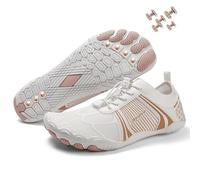 Grounding Shoes with Copper, New Waterproof Non-Slip Comfort Hike Shoe, Copper Grounded Barefoot Footwear Womens Mens (H08Pink, Adult, Women, 7.5, Numeric, UK Footwear Size System, Medium)