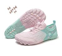 Grounding Shoes with Copper, New Waterproof Non-Slip Comfort Hike Shoe, Copper Grounded Barefoot Footwear Womens Mens (H06Pink Moon, Adult, Women, 8, Numeric, UK Footwear Size System, Medium)