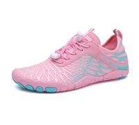 Grounding Shoes, Women Men Waterproof Trail Running Healthy & Non-Slip Barefoot Shoes, Slip-On Hike Footwear (Pink, Adult, Women, 5, Numeric Range, UK Footwear Size System, 5.5, Medium)