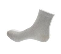 Grounding Socks, Conductive Silver Fiber Crew Socks for Women Men, Earth Connected Socks for Grounding Mat, Sheets, Shoes, Grey(1 Pair), One Size