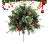 Grounding Sticks, Christmas Tree Peg Decorations Outdoor, Ground Spikes Insert Landscape Signs for Spring Path Outside the Lawn Porte Patio Backyard