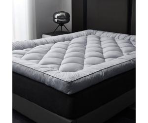 Groundlevel 4 Inch Shredded Memory Foam Mattress Topper - Small Double