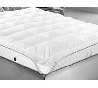 Groundlevel 4 Inch Thick Super Soft Mattress Topper, Hypoallergenic, Comfy, Deep Fill - Machine Washable (Single)