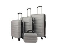 4 Piece Regency Hard Shell Luggage Set - Navy Groundlevel Grey One Size
