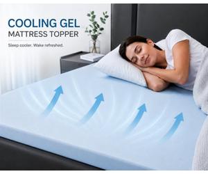 Groundlevel 5Cm Cooling Hydro Foam Mattress Topper