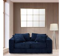 Groundlevel Camden Sectional Velvet Sofa And Optional Footstall