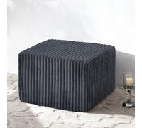 Groundlevel Camden Sectional Velvet Sofa And Optional Footstall
