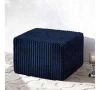 Groundlevel Camden Sectional Velvet Sofa And Optional Footstall