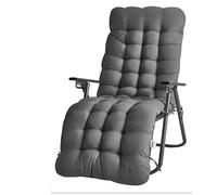 groundlevel.co.uk Extra-Thick Gravity Chair Cushion - Universal Fit for Zero Gravity Recliners | Premium Comfort Pad for Outdoor & Indoor Lounging (Charcoal)