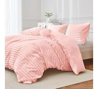 groundlevel.co.uk Luxury Faux Rabbit Fur Duvet Cover Set - Ultra-Soft & Plush Bedding for Elevated Comfort (Pink, King 230 x 220 Cms)