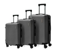 Groundlevel Cosmic Hard Sheel 3 Piece Luggage Set