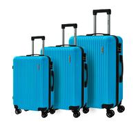 Groundlevel Cosmic Hard Sheel 3 Piece Luggage Set