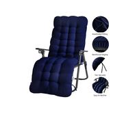 Extra Thick Soft Fill Full Length Chair Cushions Groundlevel Navy One Size
