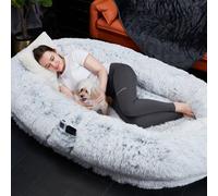 Groundlevel Faux Fur Human Pet Bed - Adult Size