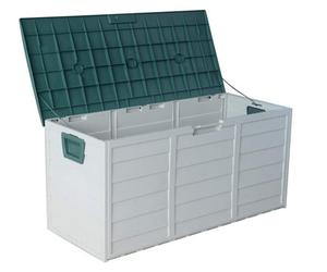 Groundlevel Green 2 Wheel Easy Move Garden Storage Box