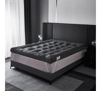 Groundlevel Grey 4 Inch Thick Super Soft Mattress Topper