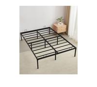 Groundlevel Hampton Metal Bed Frame in Black | Size: King Groundlevel Black King