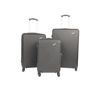 Groundlevel Infinity Hard Shell 3 Piece Luggage Set - Black