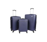 Groundlevel Infinity Hard Shell 3 Piece Luggage Set - Blue