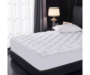 Groundlevel King Thick Cloud Like Super Soft Mattress Topper, Hypoallergenic, Comfy, Deep Fill - Machine Washable