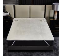 Groundlevel Premium Fleece Top Dual Control Heated Electric Blanket