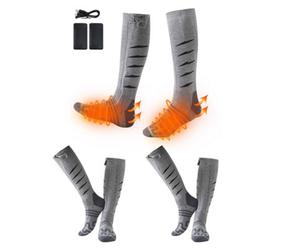 Groundlevel Rechargeable Heated Work Socks - 2 Pairs
