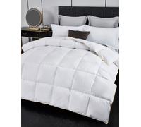 Ezysleep 13.5tog Premium Goose Feather & Down Duvet in White | Size: Single Ezysleep White Single