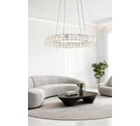 Groundlevel Sparkling Halo Ceiling pendant light in Silver Groundlevel Silver