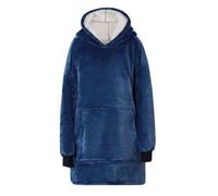 Groundlevel Super Soft Luxury Teddy Fleece Hoodie - Navy