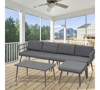 Groundlevel The Hamilton 4 Piece Outdoor Furniture Set