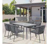 Groundlevel The Sweenie 7 Piece Outdoor Furniture Set