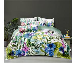 Groundlevel Trixie Floral Printed Duvet Set