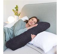 Groundlevel Warm Heated Teddy Fleece Cuddle Cushion Size Large 86x38x8cm