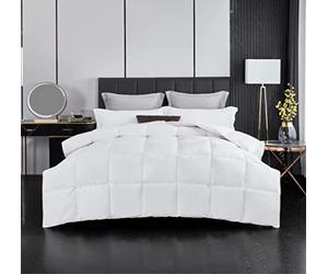 Groundlevel White Goose Feather and Down Duvet with 100% Down Proof Fabric Cover (10.5 Tog, Superking)