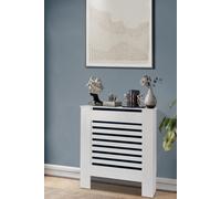 Groundlevel Wooden Radiator cover in White | Size: Large Groundlevel White Large
