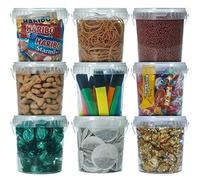 GroundMaster Plastic Multipurpose Durable Storage Tubs | 100% Recyclable | 1L (3 Tubs)